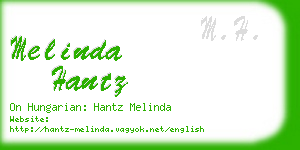 melinda hantz business card